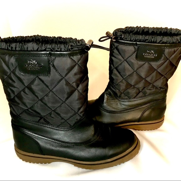 coach duck boots